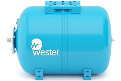 Гидроаккумулятор WESTER WAO 100 горизонтальный- фото2