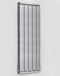 Радиатор вертикальный  Silver 1500 тёмное  серебро- фото2