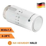 Термостатическая головка Хаймаер Heimeier Halo , цвет белый, Heimeier 7500-00.500  резьба 30*1.5- фото2
