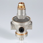 РЕГУЛЯТОР ДАВЛЕНИЯ Valtec  VT.085.N.0507  3/4'   мембранный  редуктор с возможностью подключения осевого манометра- фото