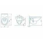 Унитаз подвесной ROSA Рио Люкс- фото4