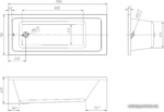 Ванна Ventospa Navaro 170x70- фото2