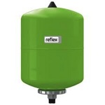БАК РАСШИРИТЕЛЬНЫЙ 8Л Reflex REFIX DD 8 для ГВС зеленый (наполнен азотом)- фото