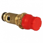 Термостатический встраиваемый клапан вентиль GIACOMINI 1/2 (R470.R468.CLIP-CLAP) для стального панельного радиатора - фото