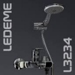 Смеситель Ledeme L3234 короткий излив Д32 рычаг- фото5