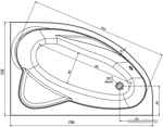 Ванна Ventospa Nika 170х115- фото4