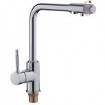 Смеситель для мойки однорычажный Ledeme L4155-3 на две воды