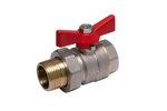 КРАН ШАРОВЫЙ С АМЕРИКАНКОЙ РАЗБОРНЫЙ ПРЯМОЙ 1 1/4"  SLOVARM