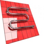 Полотенцесушитель водяной Двин M9 60х70 с полочкой