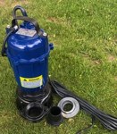 Насос канализационный погружной POWER POLSKA PP-1007  4150 Вт 25000 л/ч 20м  без поплавка- фото6