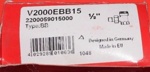 Кран термостатический Honeywell V2000 V2000EBB15 угловой 1/2   - фото3