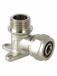 Угол VALTEC 16x1/2 с креплением к стене с наружной резьбой VTm.354.N.001604- фото5