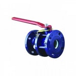 Кран шаровой стальной 11с67п Ду 15 Ру16 фланцевый полнопроходной Маршал 11с67п