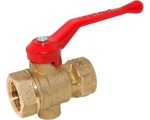 Кран шаровой 1/2" - М18  под манометр ДУ 15 (г.Гродно) ЦВЕТЛИТ