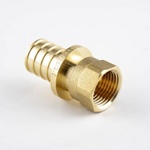 Муфта соединительная из латуни WESER PEX 16х1/2 вн для труб PE-X  - фото2