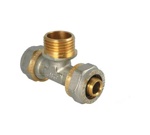 Тройник JIF  20x 3/4 нар х20 для металопластиковых труб 20-2.0 мм- фото3