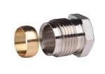 Обжим под медную трубку 15*1/2 мм (с медным кольцом) DANFOSS 013G4115- фото2