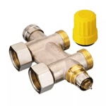 Узел подключения Danfoss VHS прямой 3/4-3/4 с возможностью подключения термоголовки  013G4744- фото2