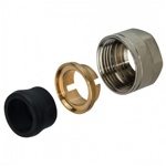 Обжим под медную трубку евроконус 15*3/4 мм (с прокладкой и медным кольцом) РОСТЕРМ под L/T трубку (15-34EK)- фото