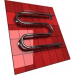 ПОЛОТЕНЦЕСУШИТЕЛЬ ЗМЕЕВИК Gloss&Reiter М. 50х80 Standart M plus 1" (32мм ДУ25) с полочками