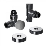 Набор термостатический трехосевой Royal Thermo Design Pro RATVXT11215CH 15мм М30х1,5 (ХРОМ)- фото