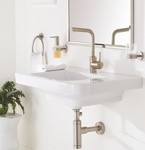Дозатор жидкого мыла Grohe Essentials 40448 DC1 с держателем, сатин- фото2