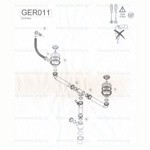 СИФОН ДЛЯ КУХОННОЙ МОЙКИ ДВОЙНОЙ  WISENT GER011- фото2