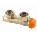 Кран термостатический УГЛОВОЙ для стальных радиаторов и полотенцесушителей нижнего подключения HERZ 3000 арт 1369491 с возможностью подключения термоголовки 28*1,5- фото2