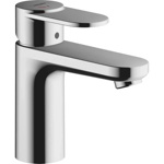 Смеситель для раковины Hansgrohe Vernis S 100 CoolStart, со сливным гарнитуром 71541000, хром
