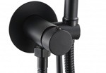 Смеситель для биде скрытого монтажа Savol S-FXQ003H черный- фото2