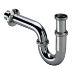 Сифон металлический прямоточный Aquant MS2020-10-MR 1 1/4”х32 для умывальника - фото