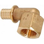 Угол латунь REHAU 20*3/4 внутр.- фото3