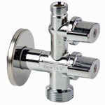 Кран шаровой угловой двойной Arco 1/2