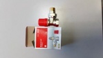 кран термостатический угловой  1/2  Danfoss RA-N 15 1/2  013G0013 специально для двухтрубных систем (красный колпачек)- фото4