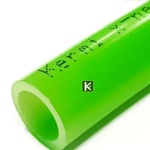 Труба из сшитого полиэтилена KERMI X-NET PE-RT-5 16*2.0 t-95с 10бар (в эластичной пленке) зеленая для теплого пола PE-RT- фото4