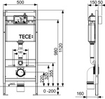 Инсталляция TECEbase 9400412 ,  кнопка хром глянец- фото4