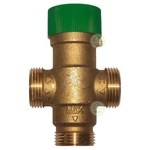 Клапан термостатический смесительный Meibes ME 69050.5   3/4"НР 30-60°C Kvs=5 для горячей воды (ГВС)