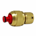 Быстросъемное соединение для шланга 1/2 и 5/8  с аквастопом TIM FQ-C12A