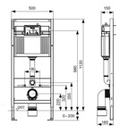 Инсталляция TECEbase 9400401 ,  без кнопки- фото2