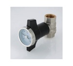 Кран шаровой c термометром 1/2 Valtec VT.808.N.04- фото