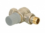 кран термостатический прямой 3/4  Danfoss  RTD-G 20 3/4  30*1.5   (старое поколение до 2010 года) специально для однотрубных систем (серый колпачек)- фото2