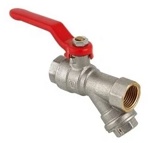 Кран шаровой VALTEC COMBI со встроенным фильтром 3/4