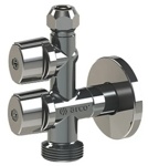 Кран шаровой угловой двойной Arco 1/2