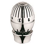 Термостатическая головка Giacomini T470CX001  Цвет ХРОМ на защелке- фото