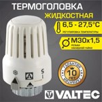 Термостатическая головка Valtec VT.3000.0.0  резьба 30*1,5 - фото2