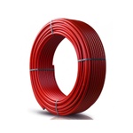 Труба из сшитого полиэтилена Royal Thermo 16*2.0 t-95с PEX-A EVOH (с кислородозащитным слоем, антидиффурионая защита) красный для теплого пола и систем отопления PEX A- фото
