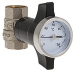 Кран шаровой c термометром 1/2 Valtec VT.808.N.04- фото2