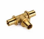 Тройник соединительный из латуни WESER PEX 16х16x16 для труб PE-X  - фото2