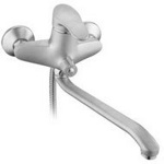 смеситель Ledeme L2201-1 с длинным изливом (матовый сатин)