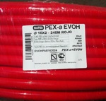 Труба из сшитого полиэтилена BLANSOL 16*2.0 t-95с PEX-A (с кислородозащитным слоем, антидиффурионая защита) красный для теплого пола и систем отопления PEX A- фото4